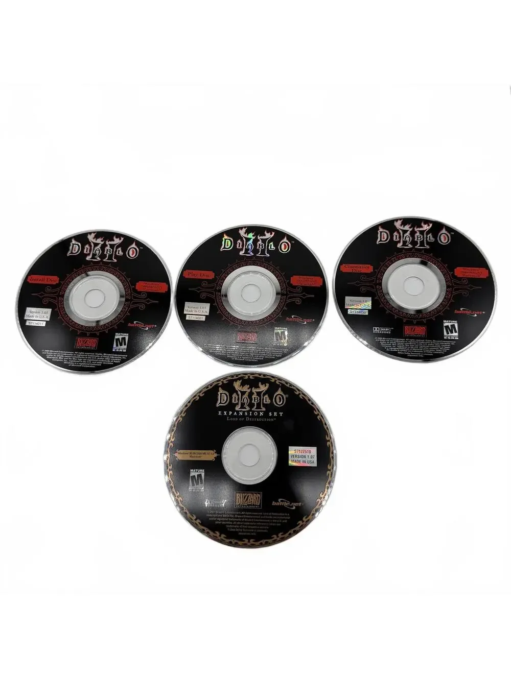 Diablo II & Diablo II Lord of Destruction Expansion Set - PC CD-ROM Disc Only